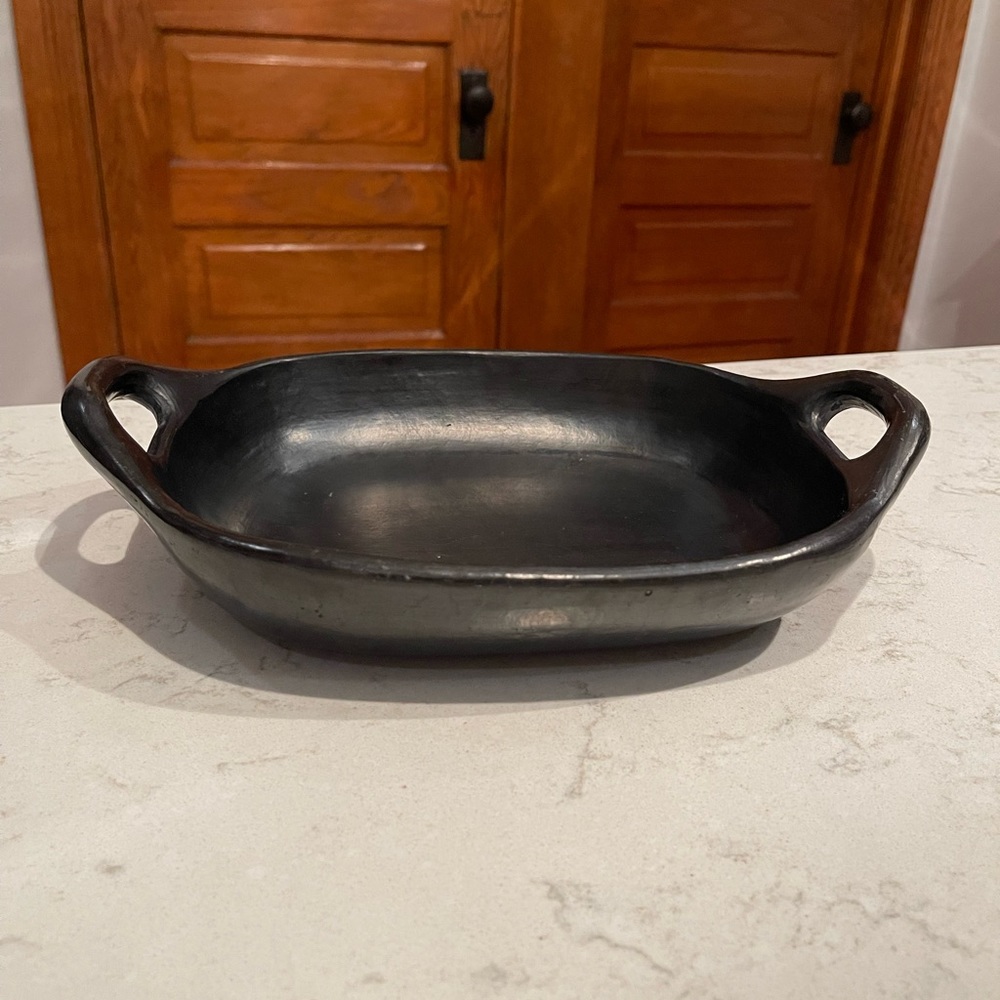 Vintage black farmhouse tray